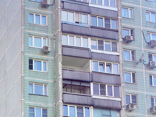 Балконы в доме П-43